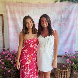White bridal shower dress!